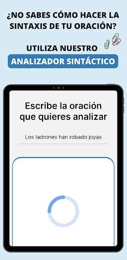 Android application Resolver Sintaxis de Oraciones screenshort