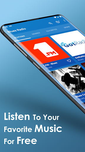 Android application Blues Music App screenshort