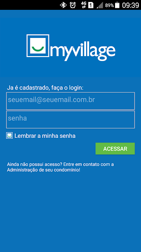 Android application MyVillage screenshort
