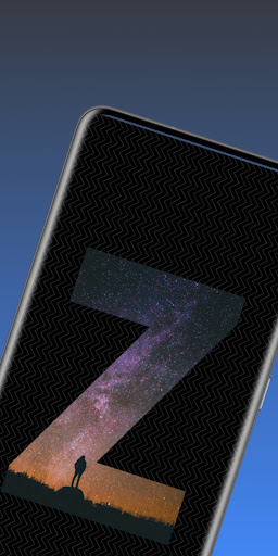 Android application wallpaper letter screenshort