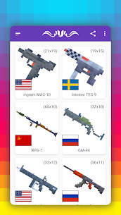 How to draw pixel weapons. Step by step lessons v1.2.6 Apk (Premium Unlocked) Free For Android 3