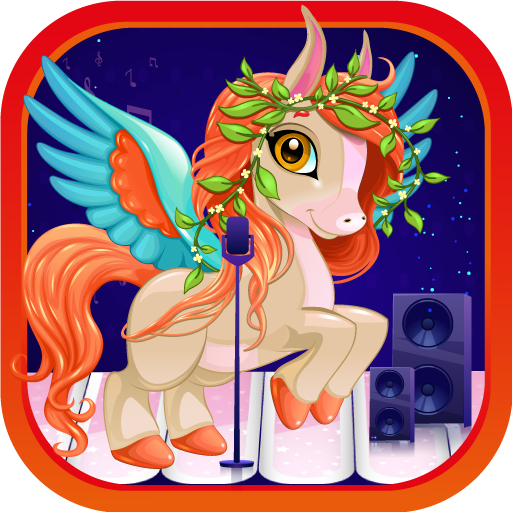 Colorful Pony Piano and Guitar  Icon