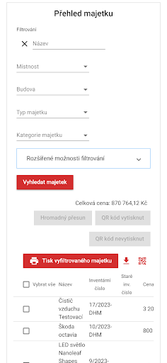 Správce majetku Screen 2