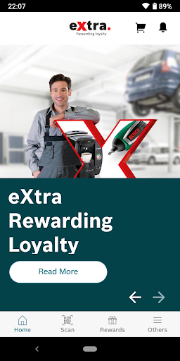 Android application eXtra Rewarding Loyalty - APAC screenshort
