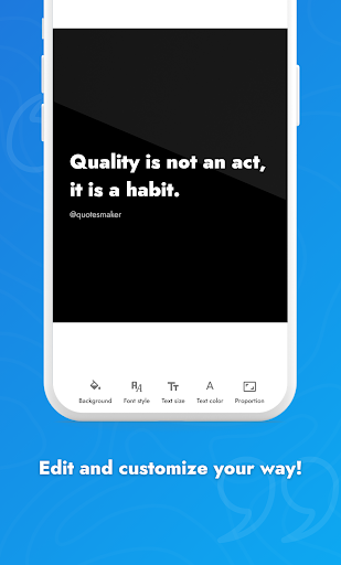 Quotes Creator with Images Screen 2