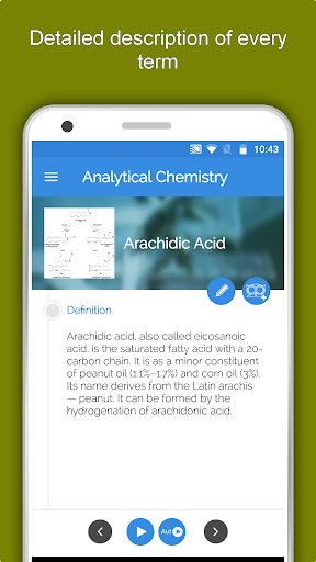 Screenshot of Chemistry Dictionary Offline
