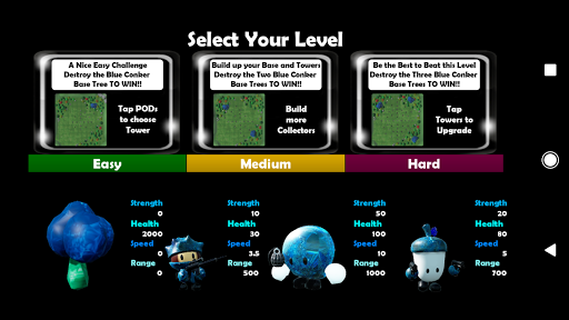 Blue Nuts 3D Tower Defense Screen 2