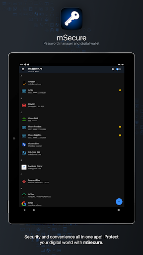 mSecure - Password Manager 7