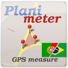Planimeter medir área num mapa