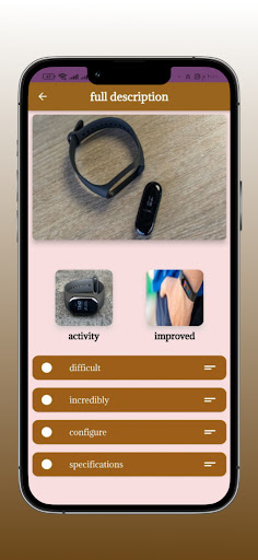 Android application Xiaomi Mi Band 3 Guide screenshort