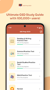 GED Practice Test Prep 2023 Screenshot