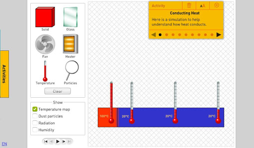 Android application Heat Transfer screenshort