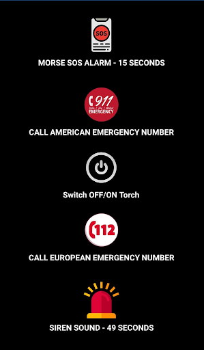 Android application Torch & Emergency Tools screenshort