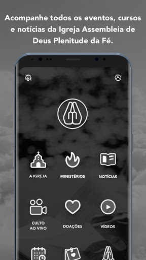 Android application Igreja Plenitude da Fé screenshort