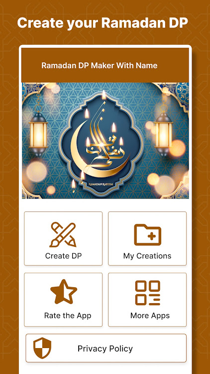 Ramadan Mubarak Name DP Maker - 1.1 - (Android)