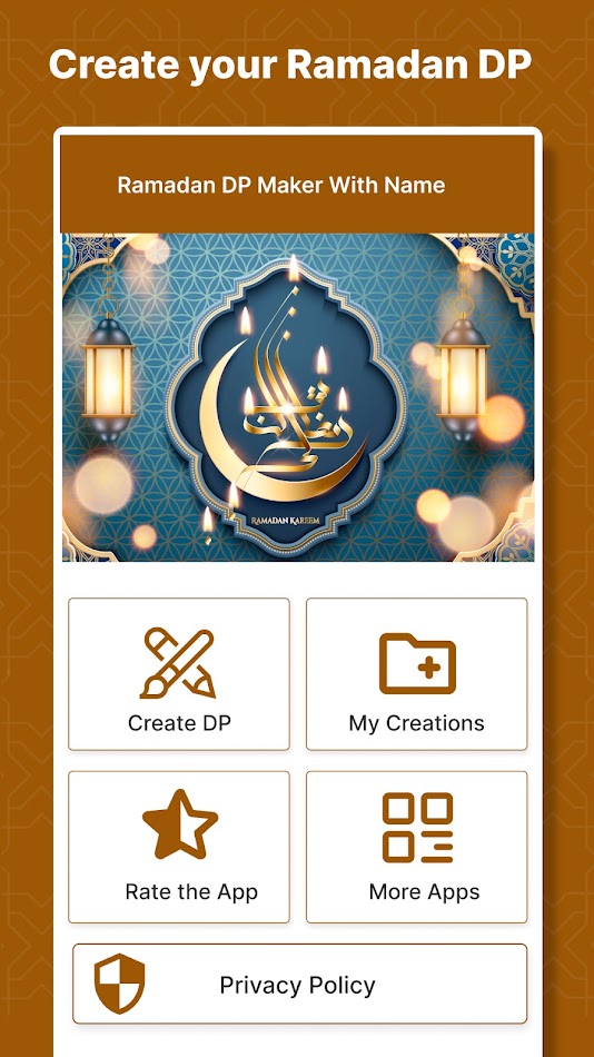 #1. Ramadan Mubarak Name DP Maker (Android) 由: MarylandAppUSA