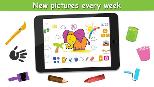 Kids Coloring book with Voices Animals  Birds