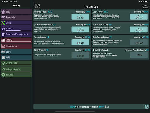 Screenshot of Idle Dyson Swarm