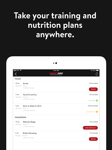 Screenshot of Impact Zone Fitness NJ