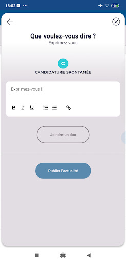 Android application MyInside screenshort