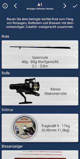 Android application Angelschein NRW - Rutenbau screenshort