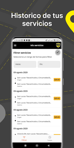 Servi Taxi Operador Screen 3