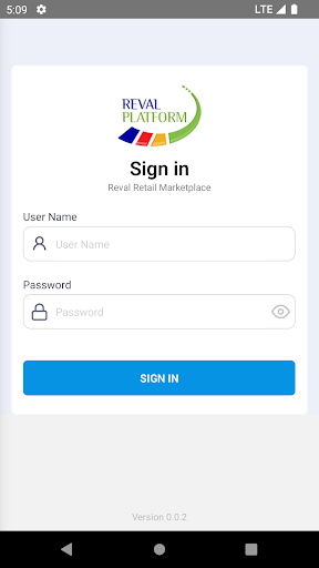 Android application REVAL RETAIL screenshort
