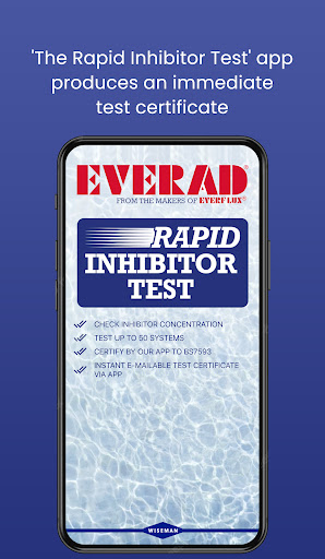 Android application EVERAD Rapid Inhibitor Test screenshort