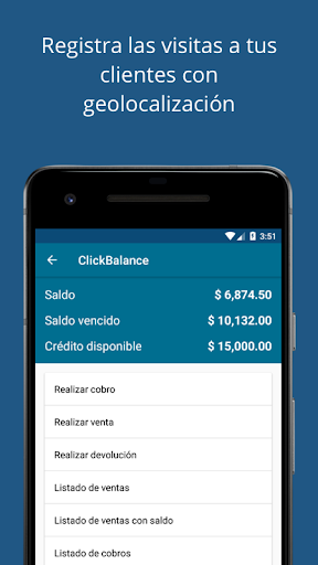 Android application CB Rutas screenshort