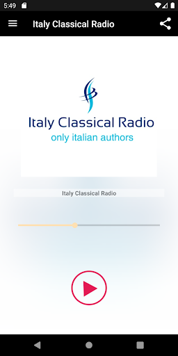 Italy Classical Radio Screen 2