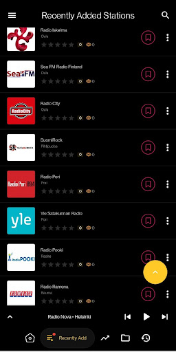 Finland Radio Stations Screen 2