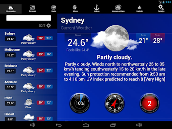 AUS Weather and Widgets