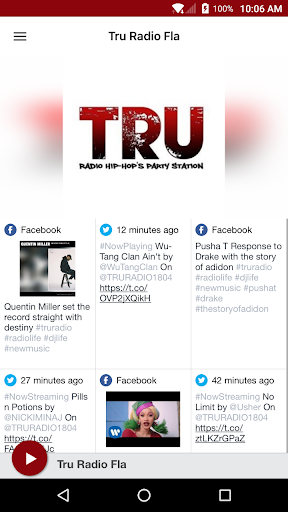 Android application Tru Radio Fla screenshort