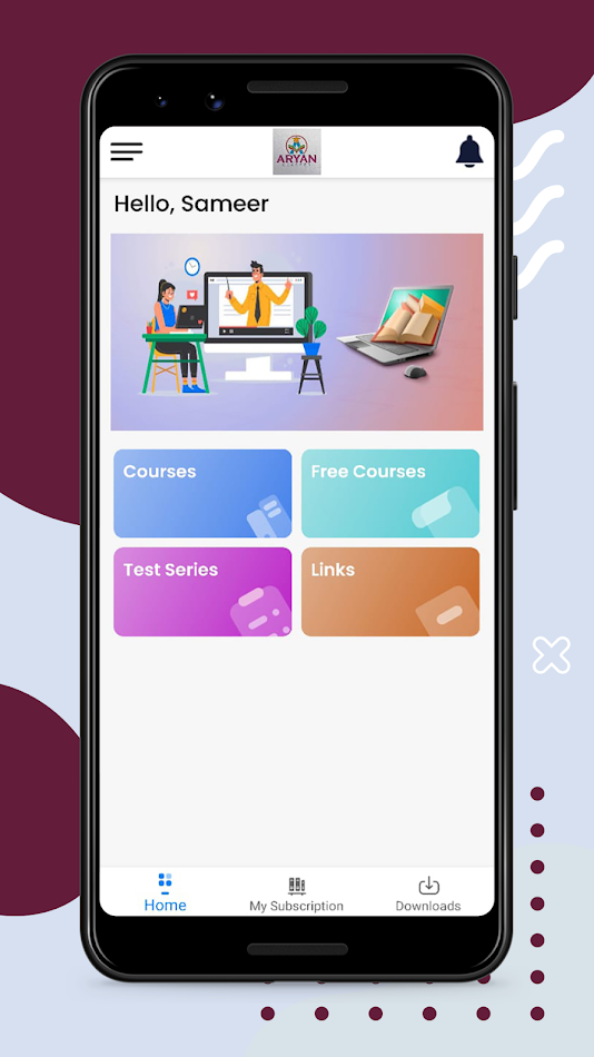 #3. Aryan Classes (Android) Podle: appx.co.in