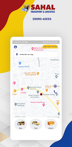 Android application Sahal Transport screenshort