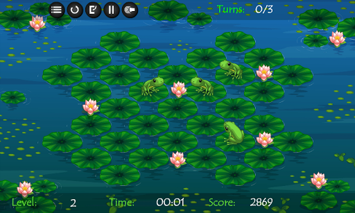 Jolly Day Games - Frog Solitaire Jump