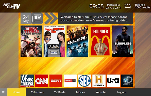NetComTV Screen 2