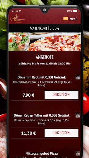 Aladdin Lieferservice Uetersen Screen 3