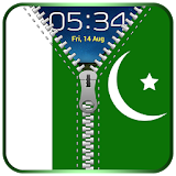 Pakistani Flag Zipper Lock icon