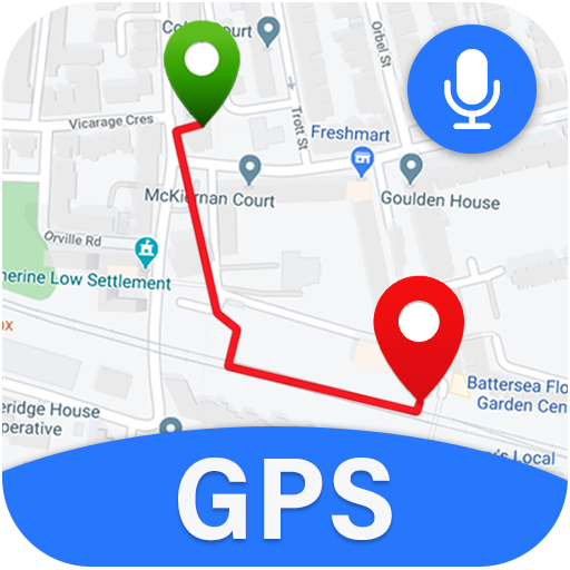 GPS mapas y voz navegación