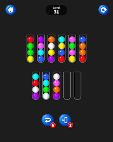Ball Sort - Color Match Puzzleのおすすめ画像2