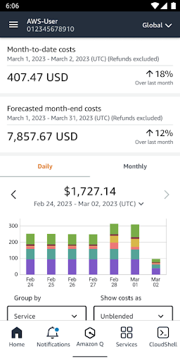 AWS Console Screenshot 3 - AppWisp.com