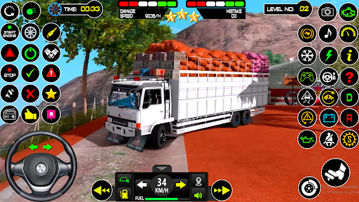 US Mud Truck Transport Game 3D Screen 3
