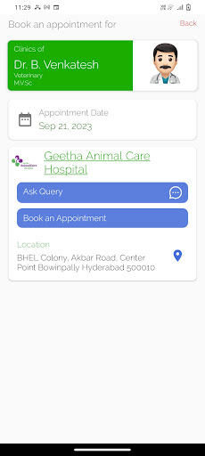 Geetha Animal Care Hospital Screen 2