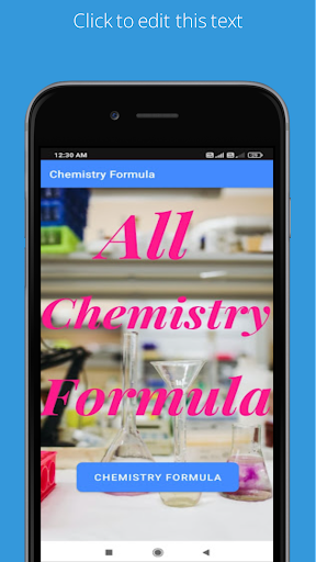 Android application Chemistry Formula screenshort
