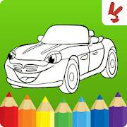 Cars coloring pages : Cartoon drawing for kids