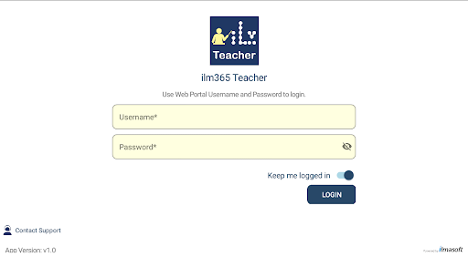 Android application ilm365 Teacher Application screenshort