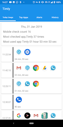 Apps Usage Tracker Screenshot 1 - AppWisp.com