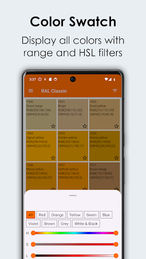 RAL Colors Screenshot 4 - AppWisp.com
