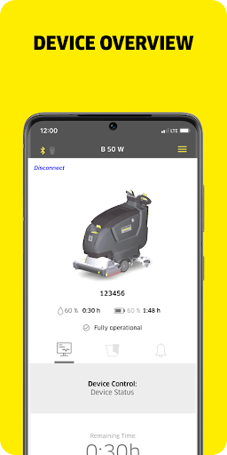 Kärcher Machine connect Screen 3